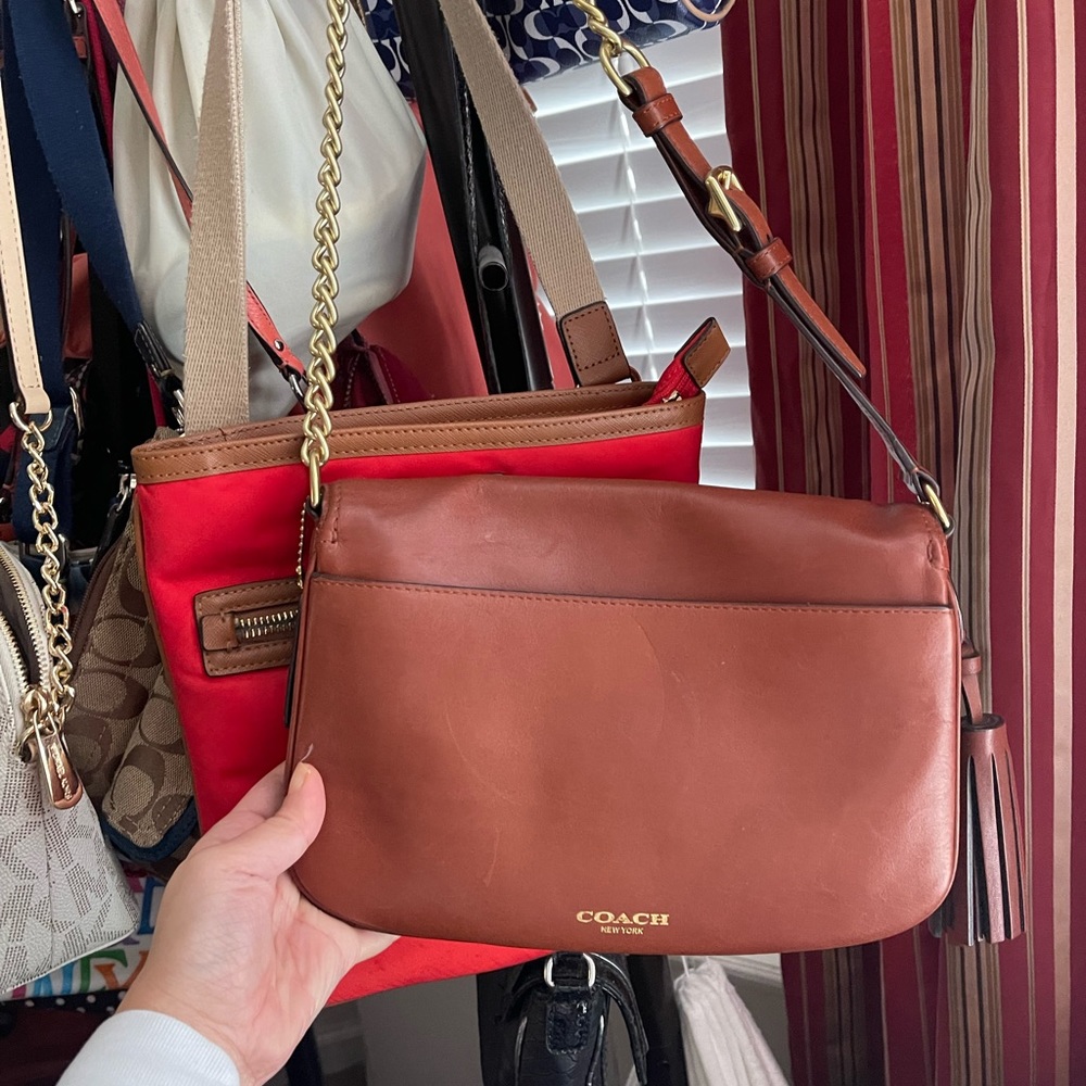 Coach leather crossbody